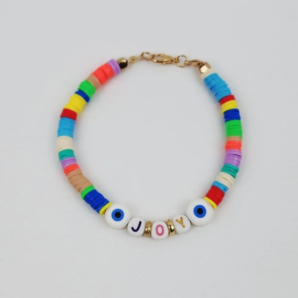 Handmade JOY Multi Color Bracelet